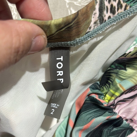 Tropical Print Women's Bikini Set - Picture 2 of 2